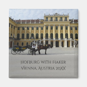 Schönbrunn Palace met Fiaker Wenen, Oostenrijk Magneet