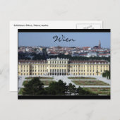 schönbrunn wien uitzicht briefkaart (Voorkant / Achterkant)