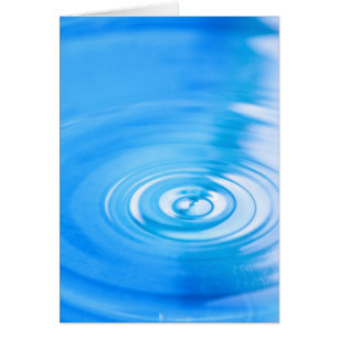 Schone blauwe waterrimpels