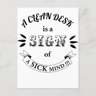 Schone bureau Funny Quottes Briefkaart