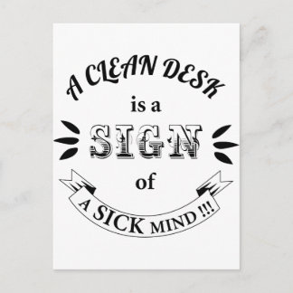 Schone bureau Funny Quottes Briefkaart