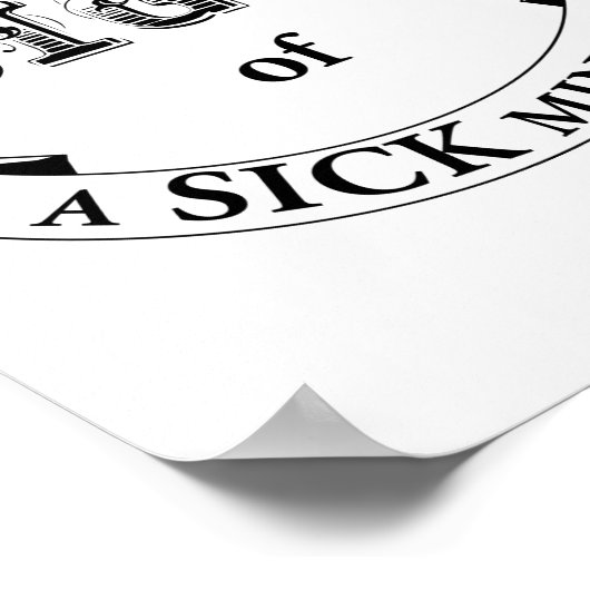 Schone bureau Funny Quottes Poster (Hoek)