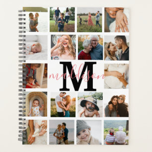 Schone eenvoudige monogrammed Benoeming Book Planner