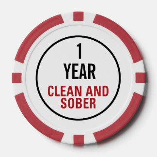 Schone en Sober Milestone Poker Chips