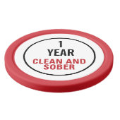 Schone en Sober Milestone Poker Chips (Bovenkant)