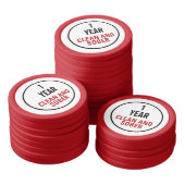 Schone en Sober Milestone Poker Chips (Collectie)