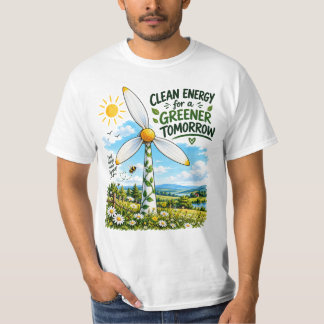 Schone Energie Windturbines T-shirt