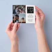 Schone Fotocollage Logo Professionele Fotograaf Flyer (Hand)