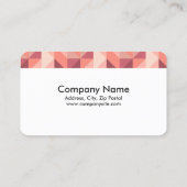 Schone geometrische Visitekaartjes (Achterkant)