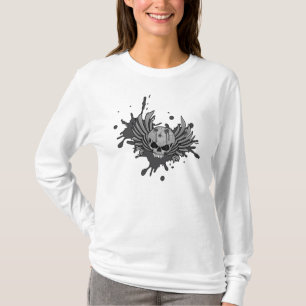 Schone gevlekte schedel t-shirt
