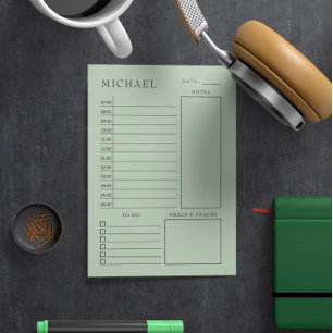 Schone, groene en zwarte, dagelijkse anner post-it® notes
