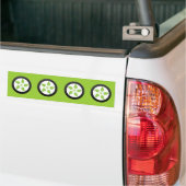 Schone groene kracht bumpersticker (Op Truck)