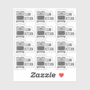 Schone Keukenfornuis Schoonmaak Herinnering Bujo P Sticker