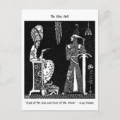 Schone koning en Brave Knight sprookje Briefkaart (Voorkant)