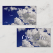 Schone lucht - Luchtfilter I Visitekaartje (Voorkant / Achterkant)