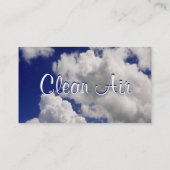 Schone lucht - Luchtfilter I Visitekaartje (Achterkant)