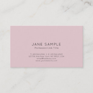 Schone, moderne vormgeving visitekaartje