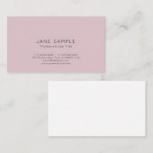 Schone, moderne vormgeving visitekaartje (Voorkant / Achterkant)