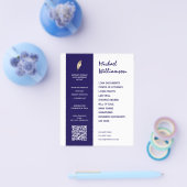 Schone notaris in bedrijfsstijl flyer (Enkel)