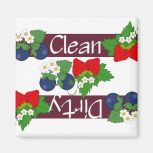 Schone of Dirty Berries Dishwaser Magnet Magneet