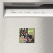 Schone of vuile afwasmachines magneet (Insitu (Vaatwasser))