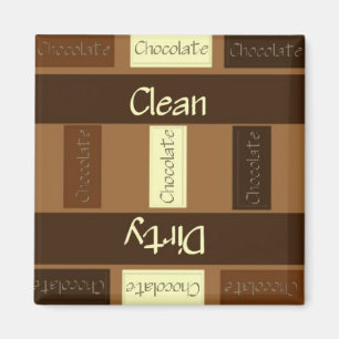 Schone of vuile partijen chocolade wasmachine magn magneet