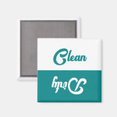 Schone of Vuile vaatwasser Magneet (Voorkant / Achterkant)