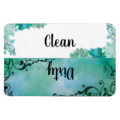 Schone of vuile wasmachine Magnet Magneet (Horizontaal)