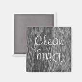 Schone of vuile wasmachine Magnet Magneet (Voorkant / Achterkant)