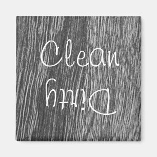 Schone of vuile wasmachine Magnet Magneet