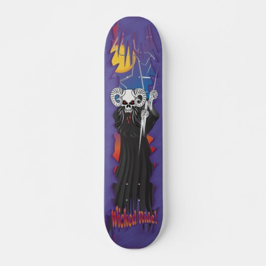 Schone schedel skateboard (Voorkant)