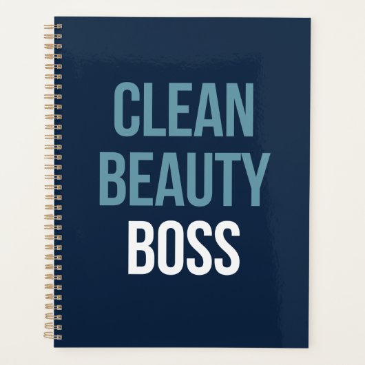 Schone schoonheidsbrander voor schoonheidsteller planner (Voorkant)