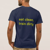 schone trein vuil t-shirt (Achterkant)