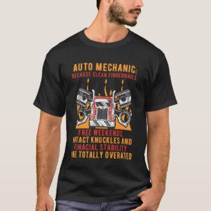 Schone vingernagels zijn volledig overschatte mech t-shirt