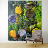 SCHONE VIS FOTO-ACHTERGROND WANDKLEED (In situ)