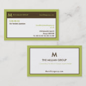 Schone visitekaartje (Voorkant / Achterkant)