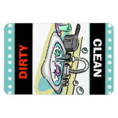 Schone/vuile gerechten magneet (Horizontaal)