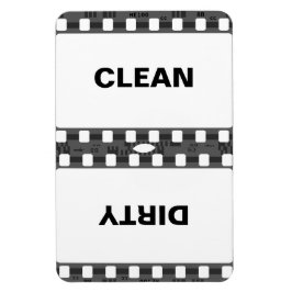 Schone vuile ijskast magneet