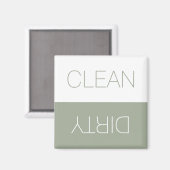 Schone Vuile indicator omkeerbare vaatwasser salie Magneet (Voorkant / Achterkant)