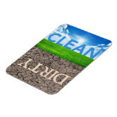 Schone Vuile Vaatwasser 3 "X4" magneet (Linkerzijde)