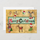 Schöne Weihnachten Feestdagenkaart (Voorkant / Achterkant)