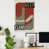 Schone WPA-videoband uit 1938 behouden Poster (Thuiskantoor)