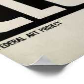 Schone WPA-videoband uit 1938 behouden Poster (Hoek)