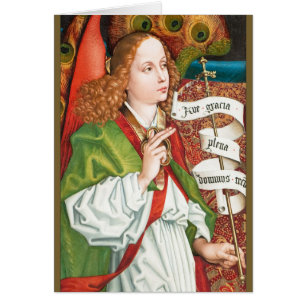 Schongauer Annonciation ange CC1183 Orlier autel