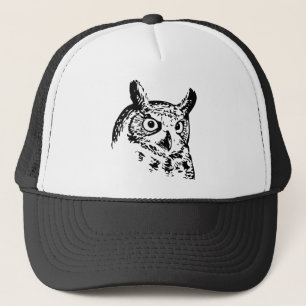 schonuil, schattige uil, grappige uil, baby uil, s trucker pet