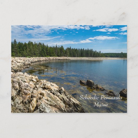 Schoodic Peninsula in Maine Briefkaart (Voorkant)