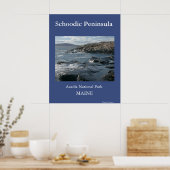 Schoodic Peninsula Poster (Keuken)