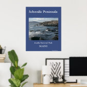Schoodic Peninsula Poster (Thuiskantoor)