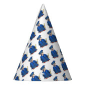 School Afstuderen Blue Pet Gown Diploma Afstuderen Feesthoedjes (Links)