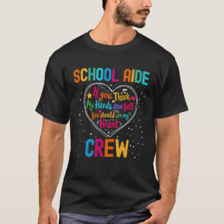 School Aide Crew Appreciation Week Back to School  T-shirt